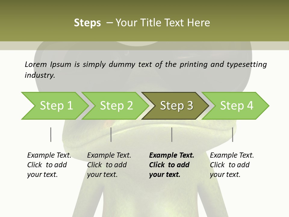 Ecosystem Sticky Toes PowerPoint Template