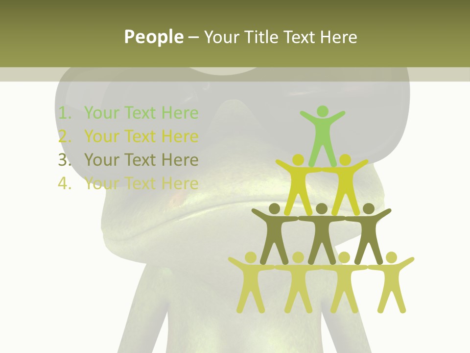 Ecosystem Sticky Toes PowerPoint Template