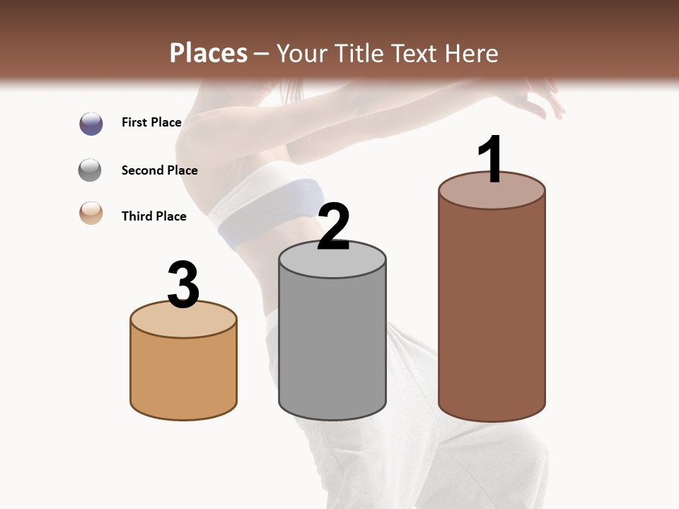 Cheerful Female Motion PowerPoint Template