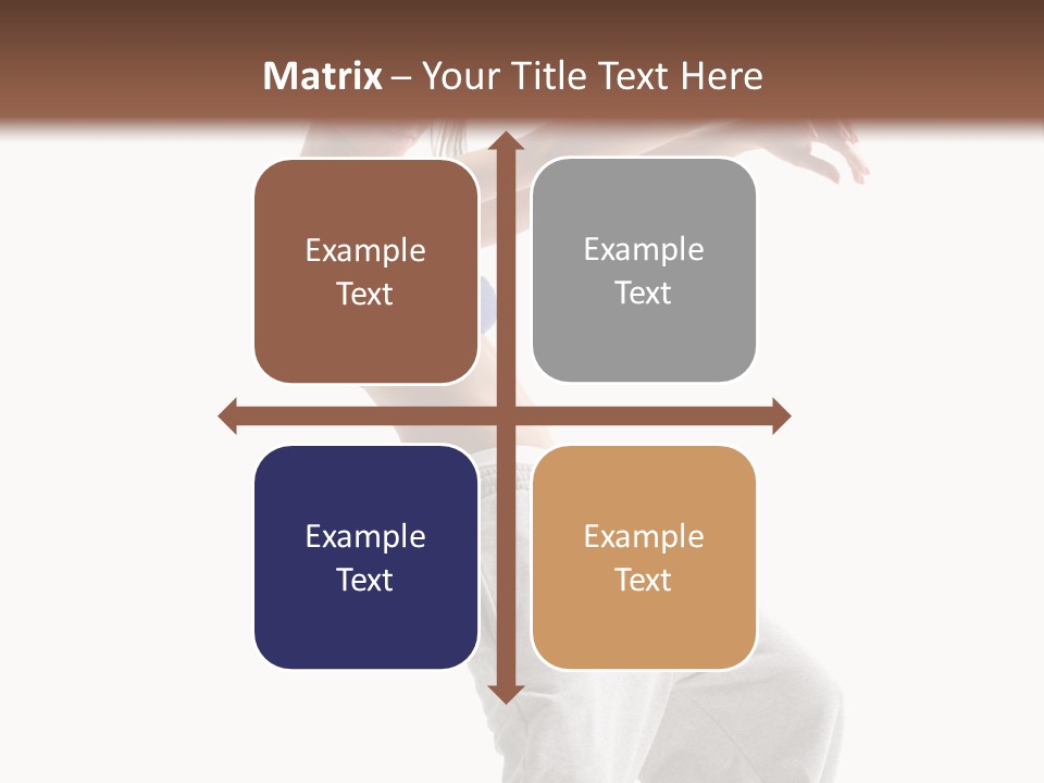 Cheerful Female Motion PowerPoint Template