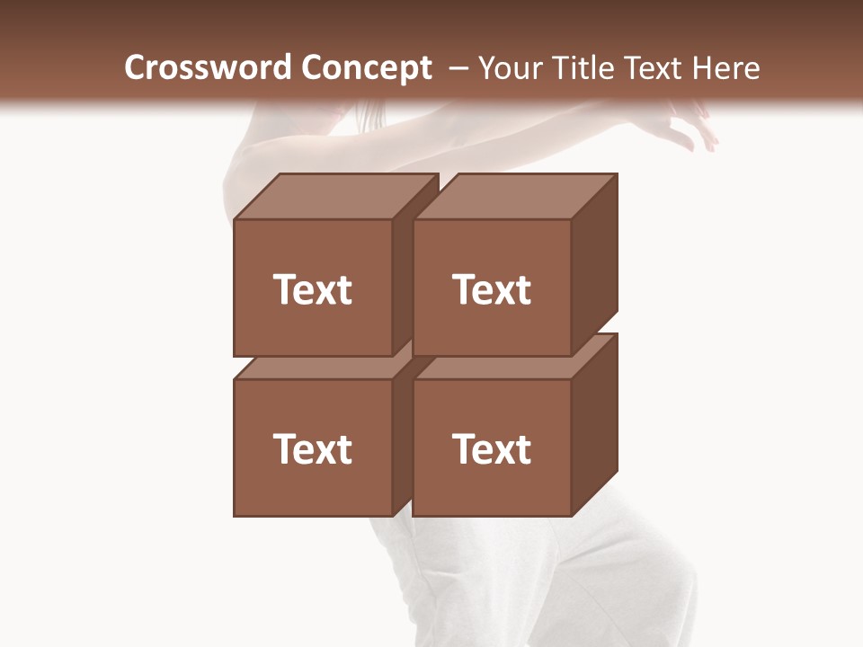 Cheerful Female Motion PowerPoint Template