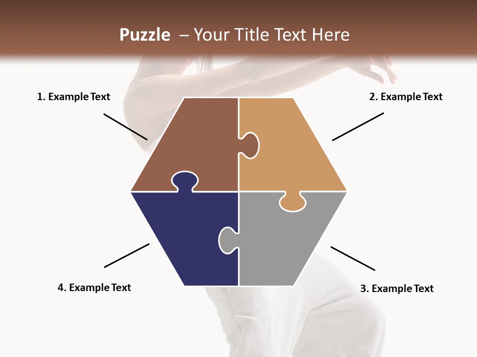 Cheerful Female Motion PowerPoint Template