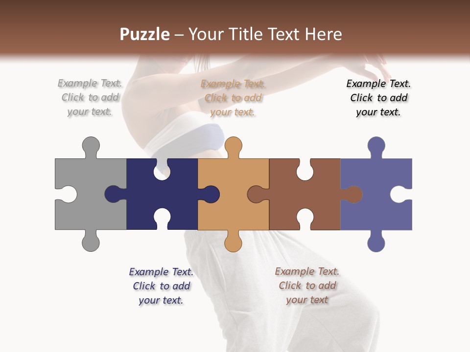 Cheerful Female Motion PowerPoint Template