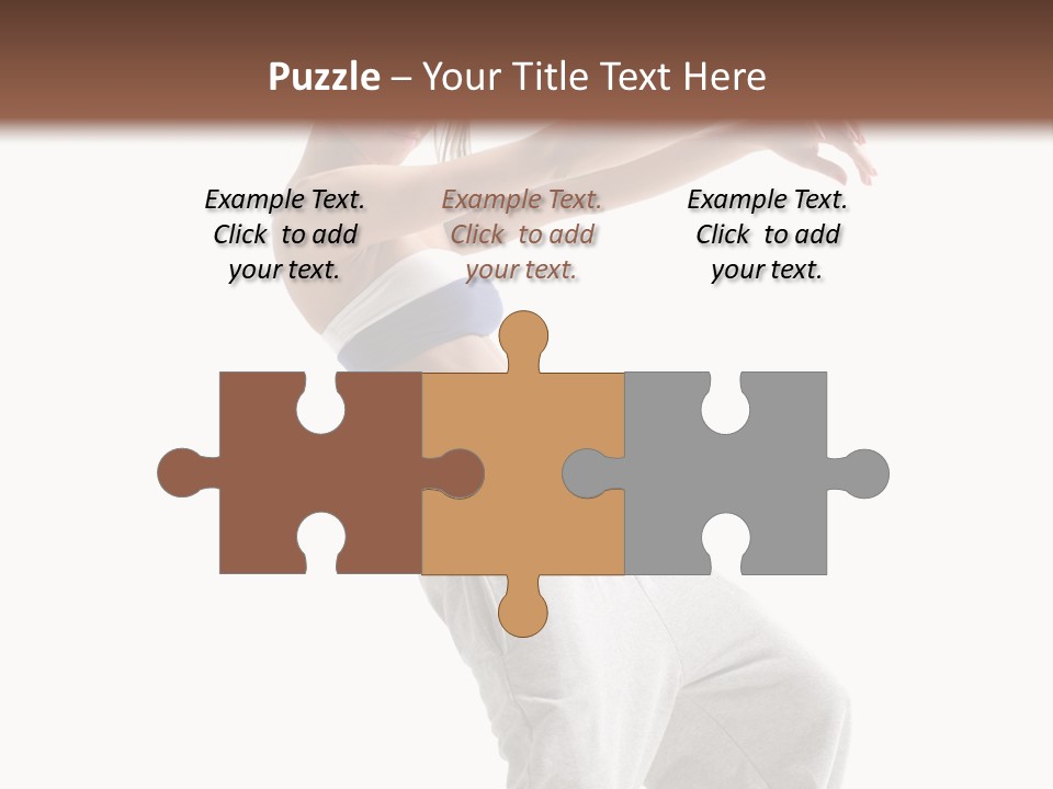 Cheerful Female Motion PowerPoint Template