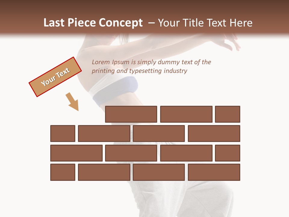 Cheerful Female Motion PowerPoint Template