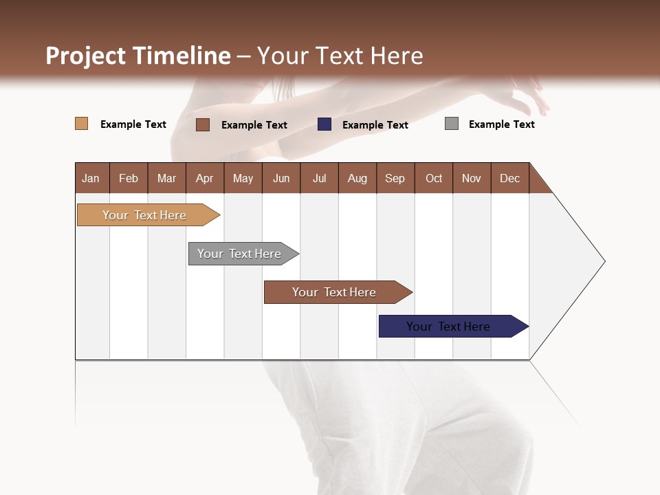 Cheerful Female Motion PowerPoint Template