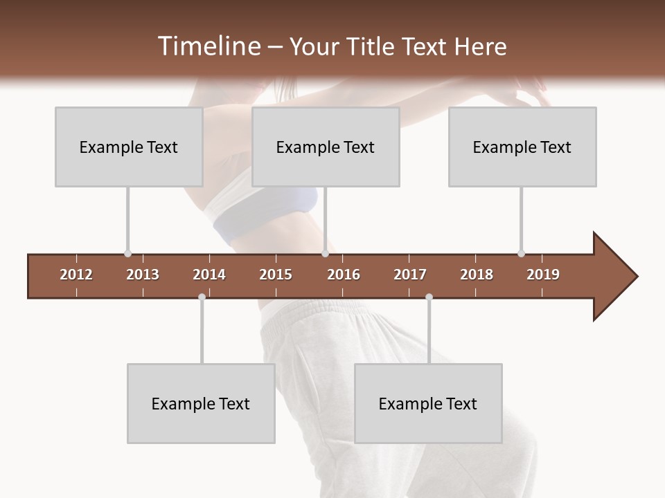 Cheerful Female Motion PowerPoint Template