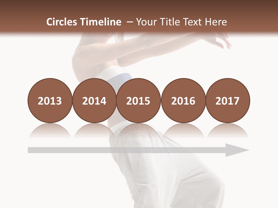 Cheerful Female Motion PowerPoint Template