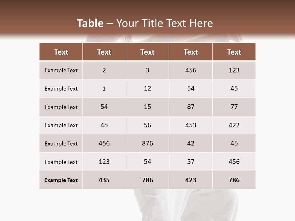 Cheerful Female Motion PowerPoint Template