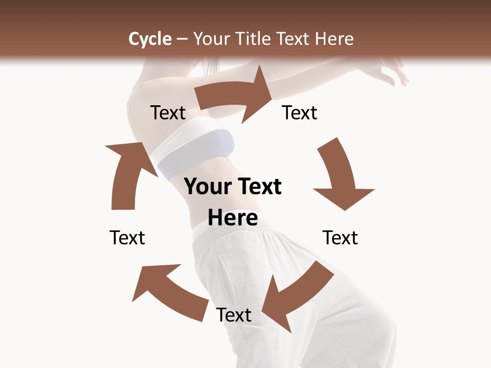 Cheerful Female Motion PowerPoint Template