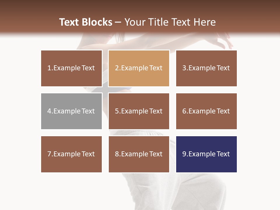 Cheerful Female Motion PowerPoint Template