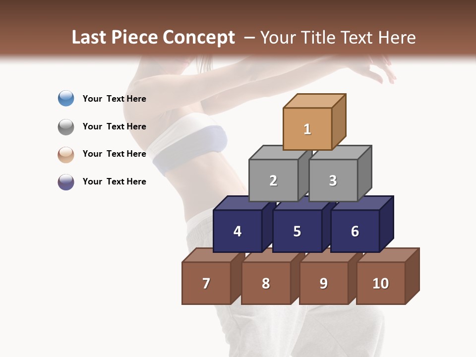 Cheerful Female Motion PowerPoint Template