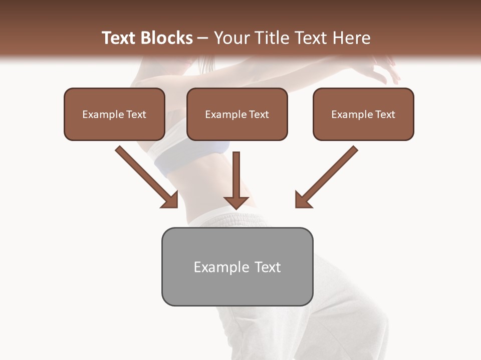 Cheerful Female Motion PowerPoint Template