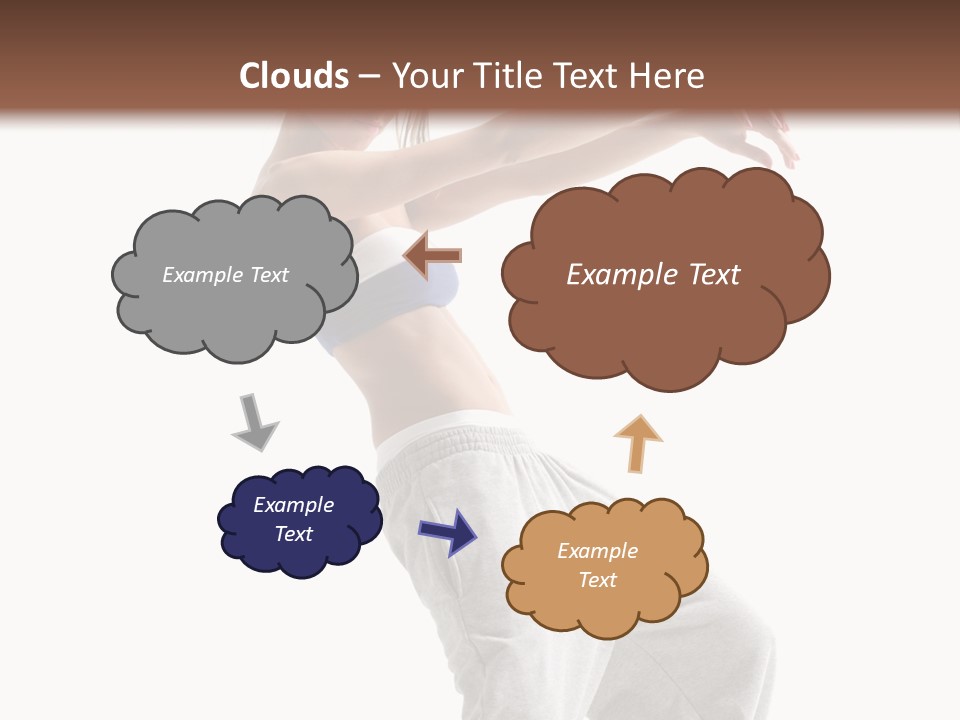 Cheerful Female Motion PowerPoint Template