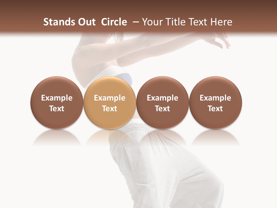 Cheerful Female Motion PowerPoint Template