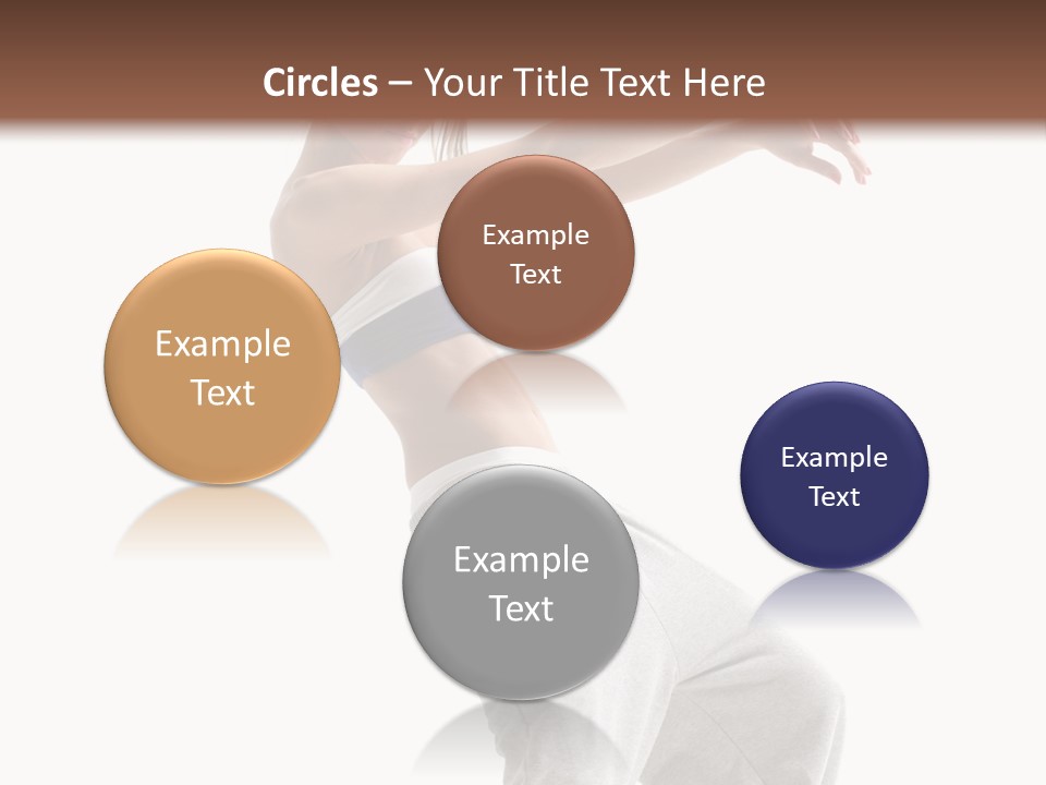 Cheerful Female Motion PowerPoint Template