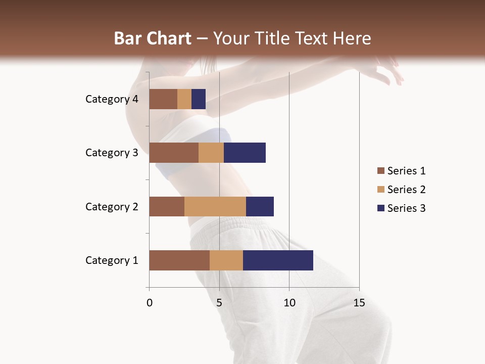 Cheerful Female Motion PowerPoint Template