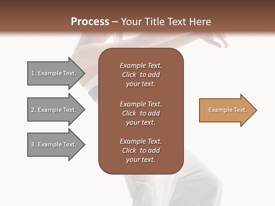 Cheerful Female Motion PowerPoint Template
