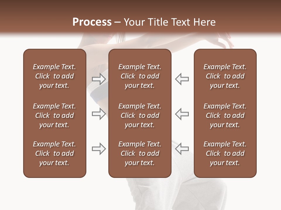 Cheerful Female Motion PowerPoint Template
