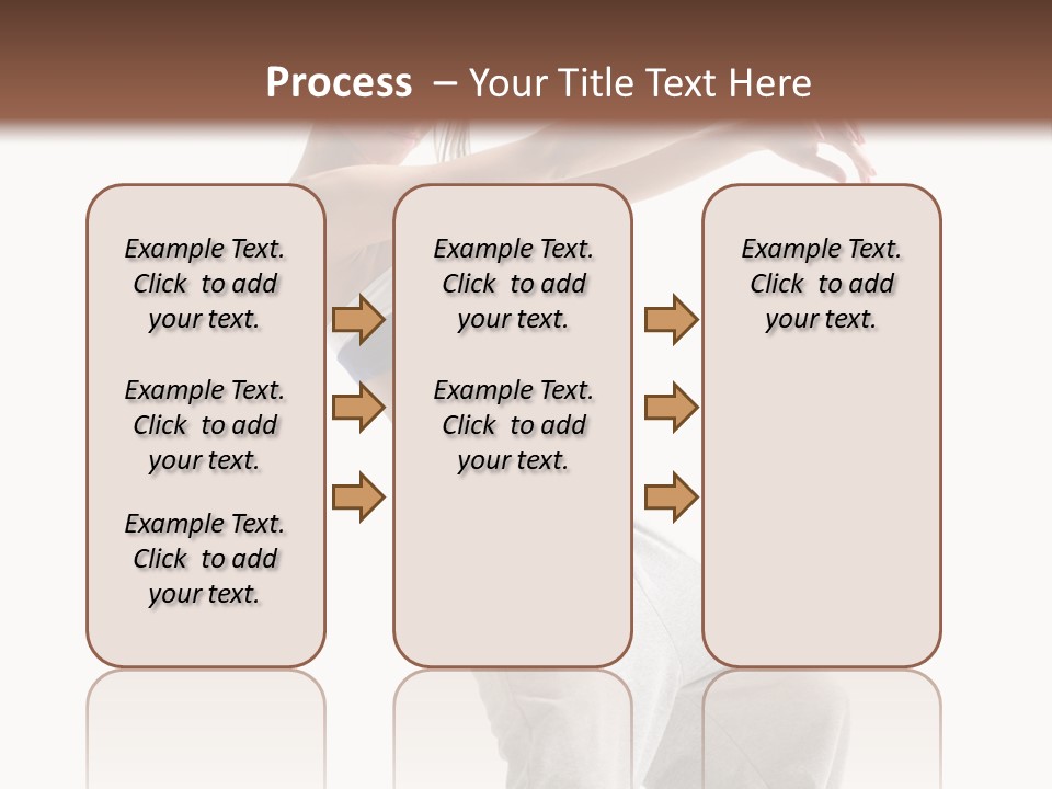 Cheerful Female Motion PowerPoint Template