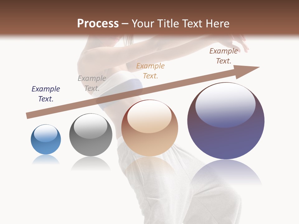 Cheerful Female Motion PowerPoint Template