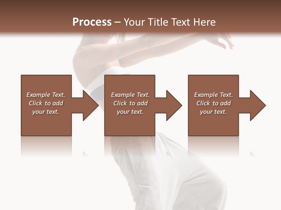 Cheerful Female Motion PowerPoint Template