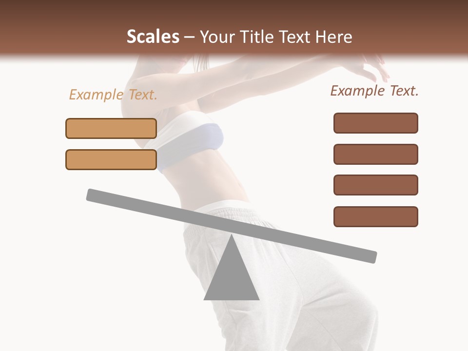 Cheerful Female Motion PowerPoint Template