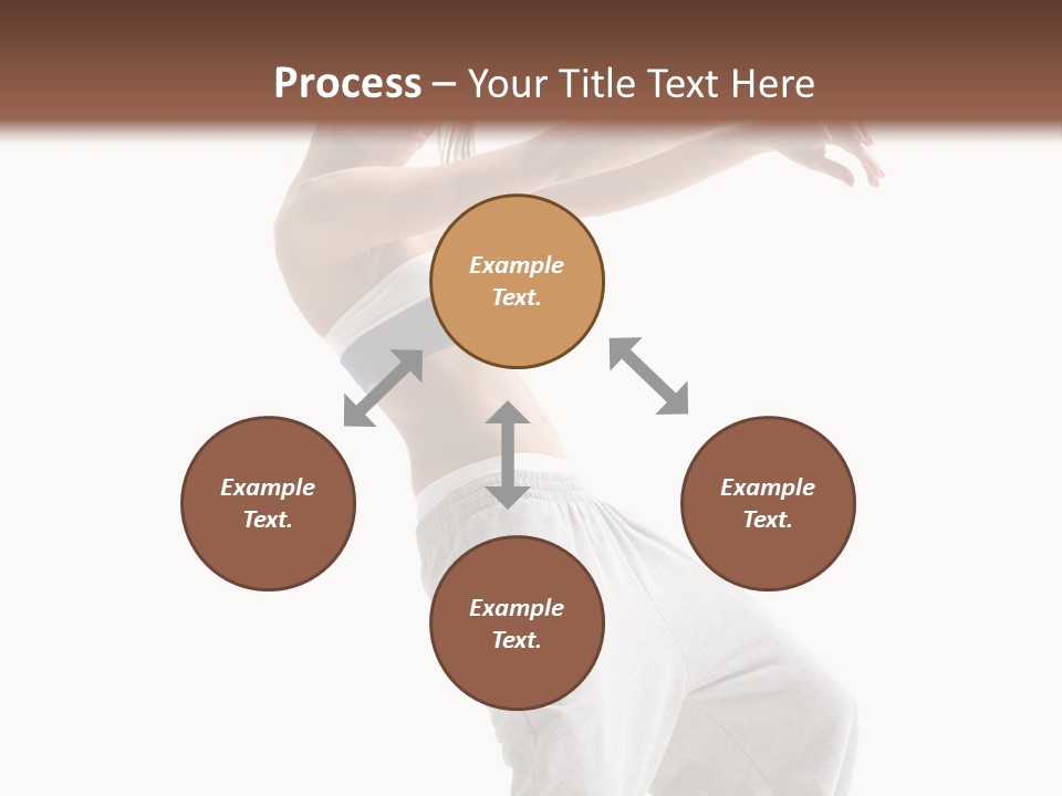 Cheerful Female Motion PowerPoint Template