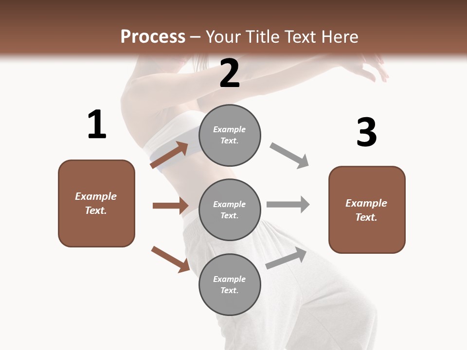 Cheerful Female Motion PowerPoint Template