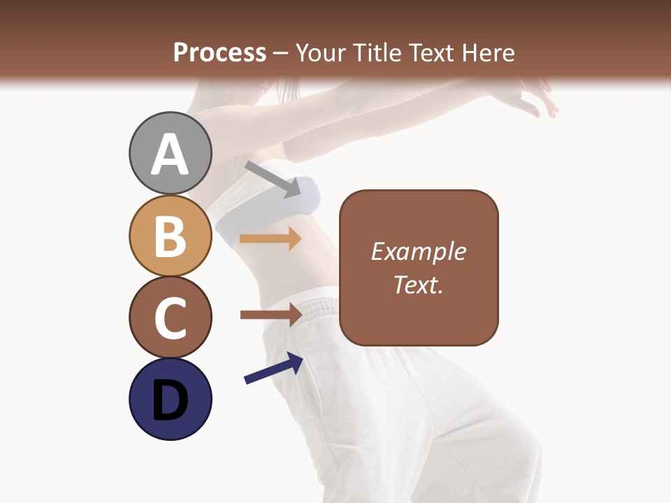 Cheerful Female Motion PowerPoint Template