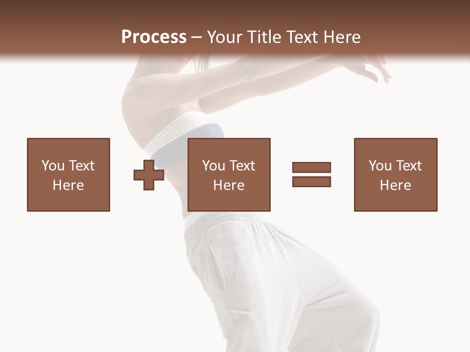 Cheerful Female Motion PowerPoint Template