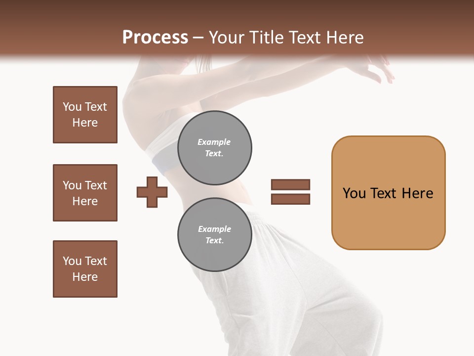 Cheerful Female Motion PowerPoint Template