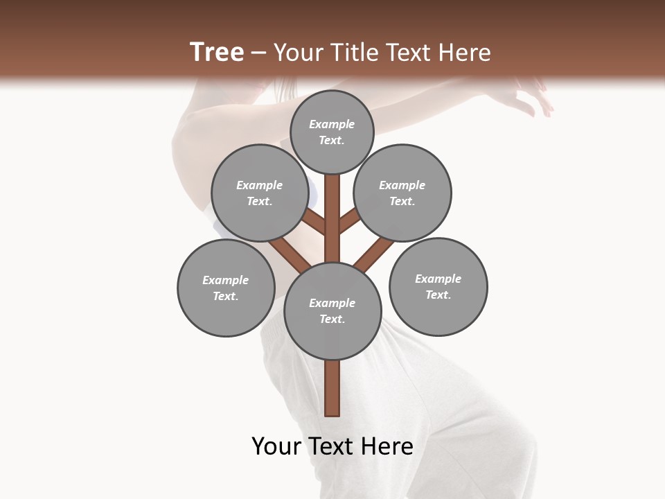 Cheerful Female Motion PowerPoint Template