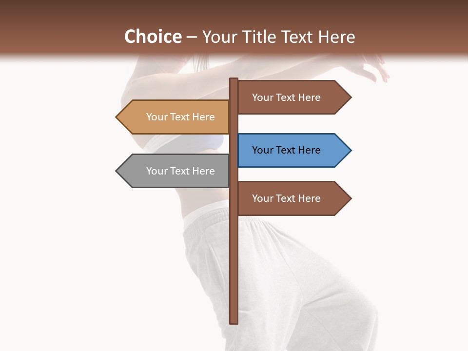 Cheerful Female Motion PowerPoint Template