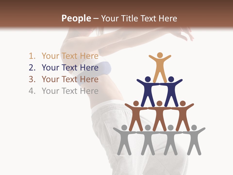 Cheerful Female Motion PowerPoint Template