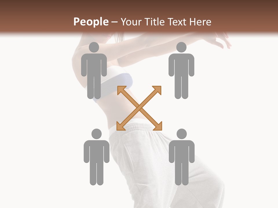 Cheerful Female Motion PowerPoint Template