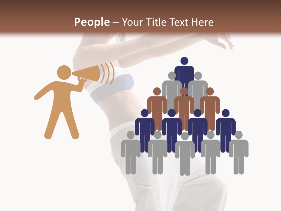 Cheerful Female Motion PowerPoint Template