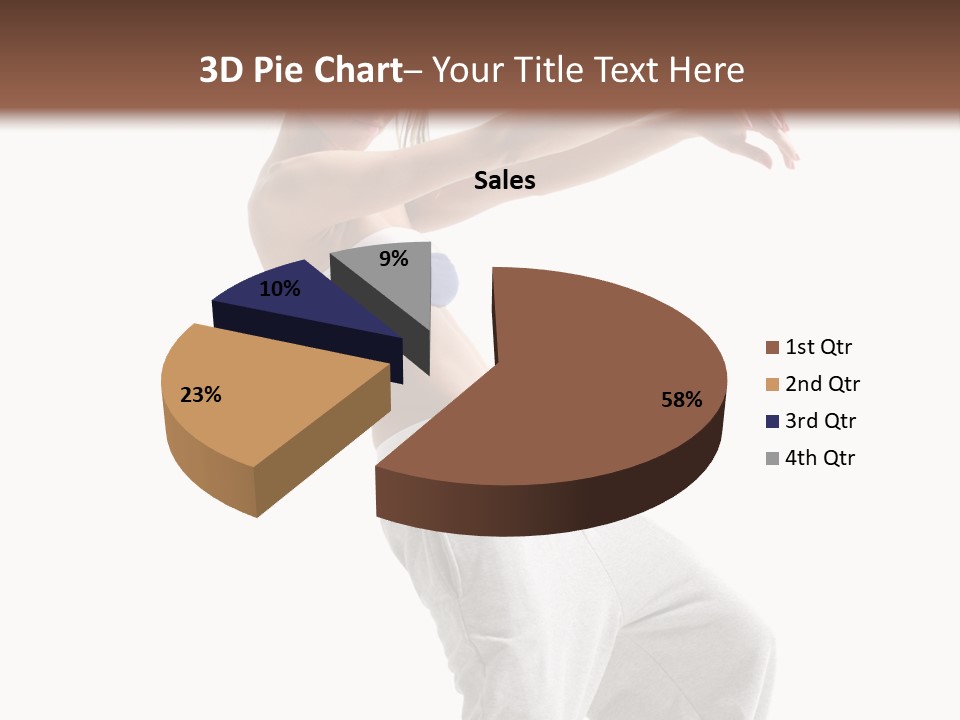 Cheerful Female Motion PowerPoint Template
