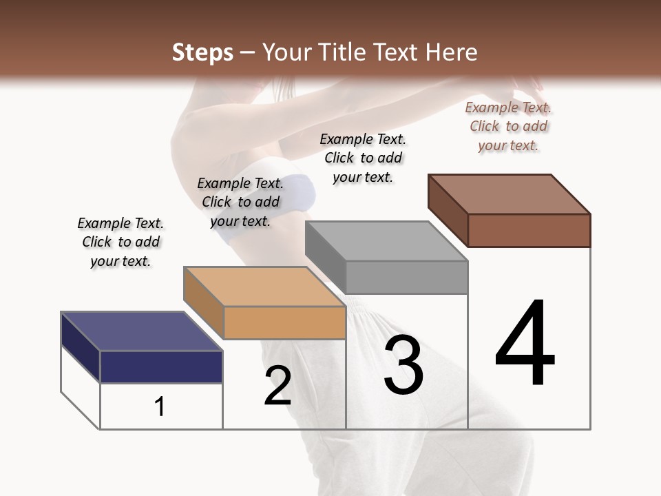 Cheerful Female Motion PowerPoint Template