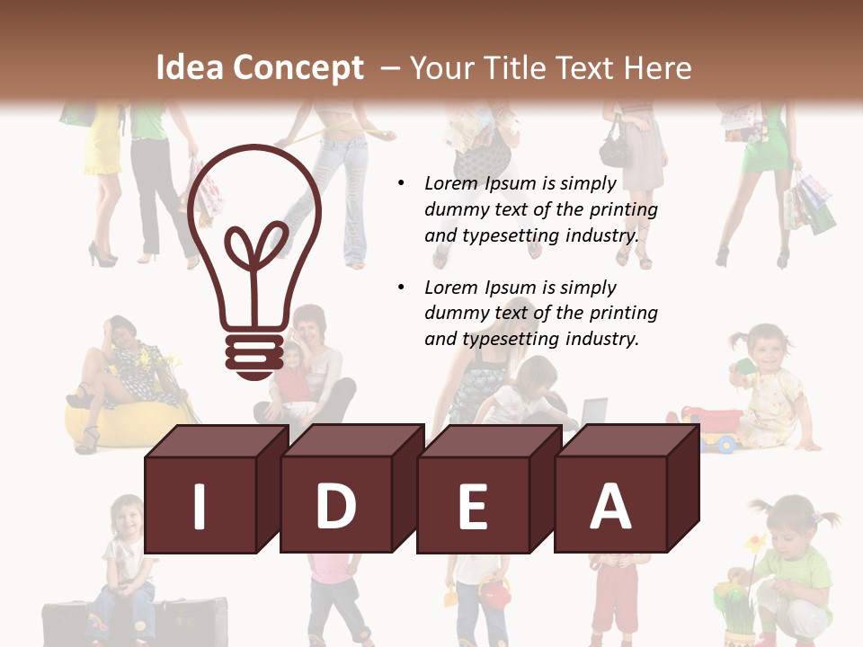 Money Summer Flower PowerPoint Template