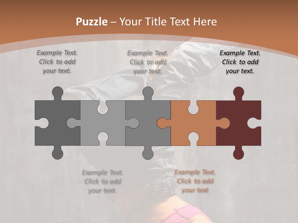 Lifestyle Active Gymnastic PowerPoint Template