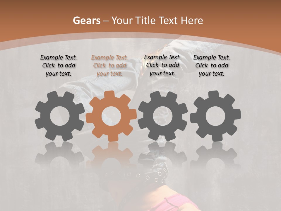 Lifestyle Active Gymnastic PowerPoint Template