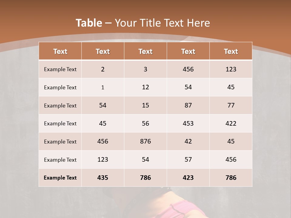 Lifestyle Active Gymnastic PowerPoint Template