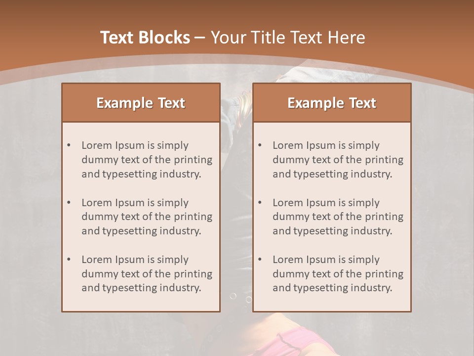 Lifestyle Active Gymnastic PowerPoint Template