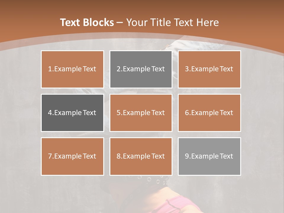 Lifestyle Active Gymnastic PowerPoint Template