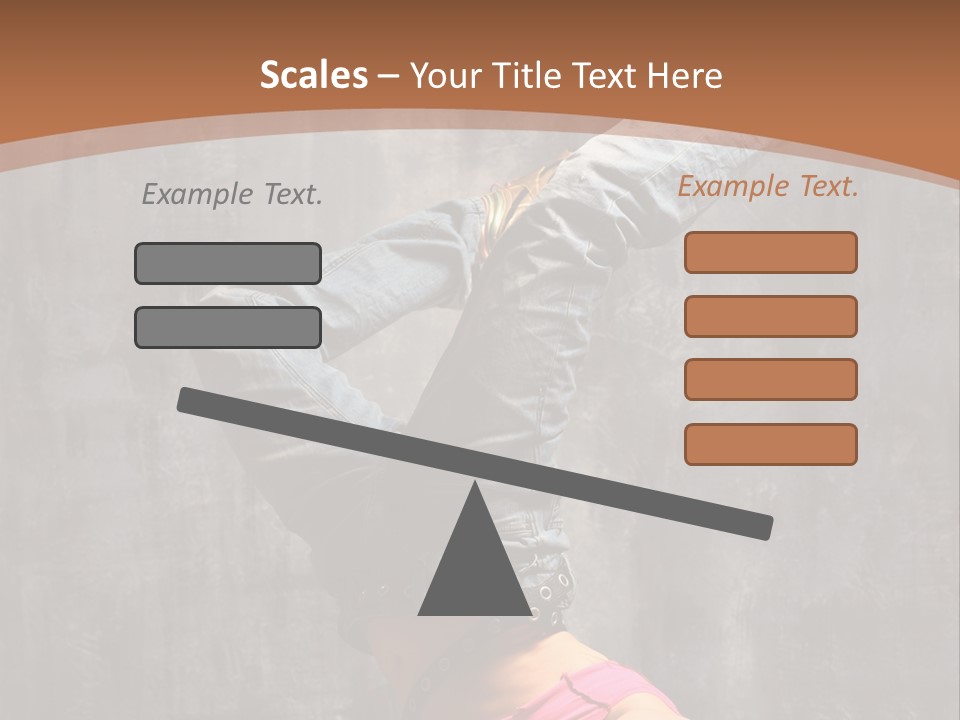 Lifestyle Active Gymnastic PowerPoint Template