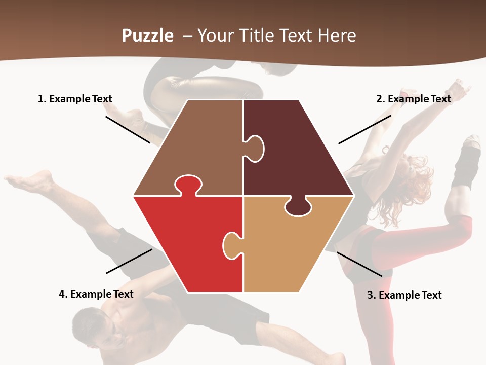 Sporty Temptation Fitness PowerPoint Template