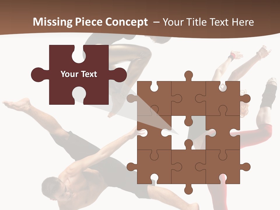 Sporty Temptation Fitness PowerPoint Template