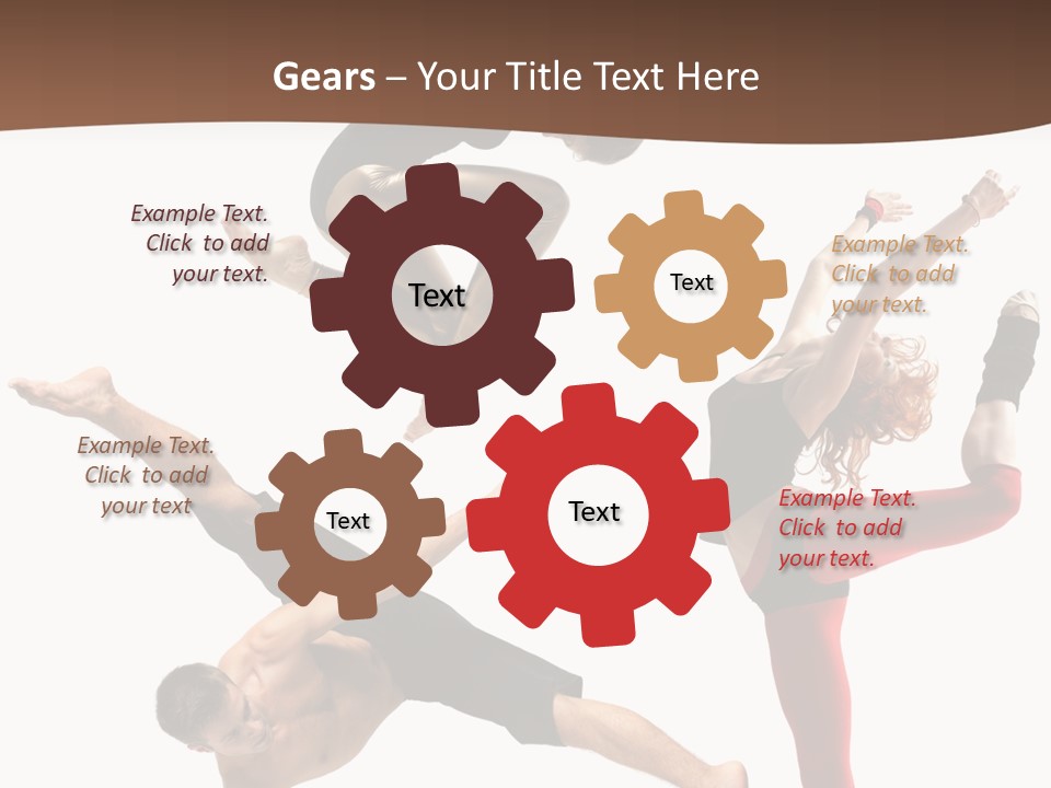 Sporty Temptation Fitness PowerPoint Template