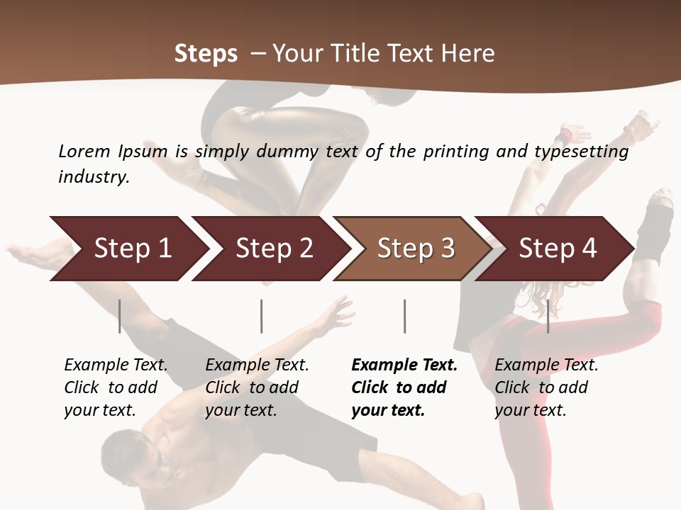 Sporty Temptation Fitness PowerPoint Template
